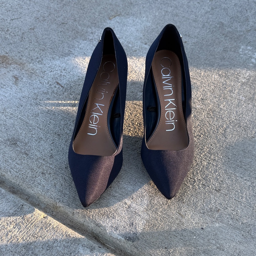 Calvin Klein Dark Blue Women's Heels